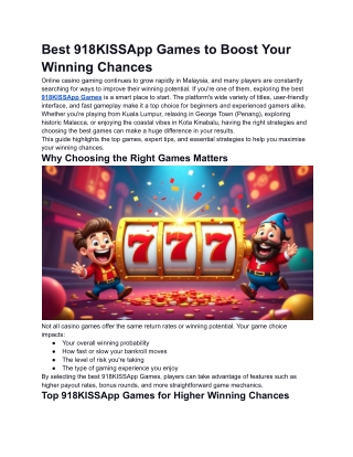 918KISSApp Games