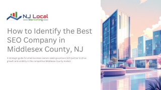 How to Identify the Best SEO Company in Middlesex County, NJ