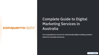 Complete Guide to Digital Marketing Services in Australia
