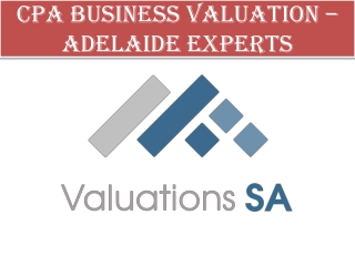CPA Business Valuation Adelaide – Certified Valuers