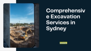Comprehensive Excavation Services in Sydney for All Earthworks Needs