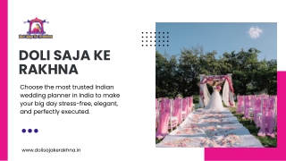 Trusted Wedding Planner Goa for Elegant & Personalized Weddings