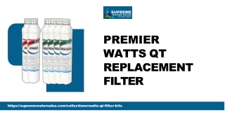 PREMIER WATTS QT REPLACEMENT FILTER – Trusted Solution for Clean and Safe Drinki