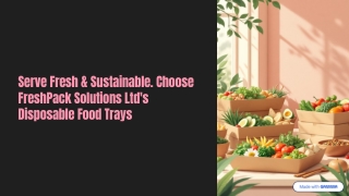 Disposable Food Trays | Kraft Food Trays | Eco-Friendly Takeaway Trays