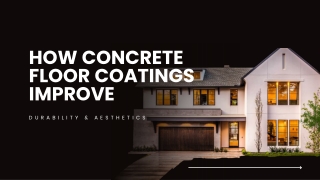 How Concrete Floor Paint Improve Durability & Aesthetics of Commercial Space