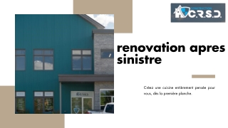 renovation apres sinistre