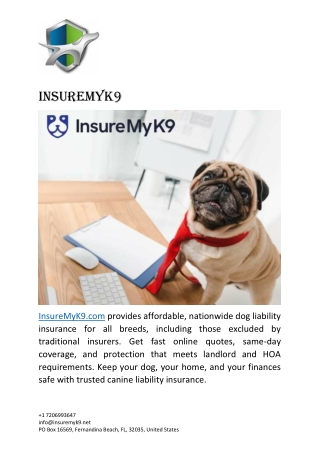 Dog Liability Insurance for Renters