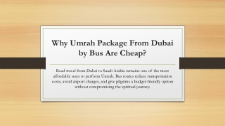 Best Umrah Company in Dubai Guide to Cheaper Bus Packages
