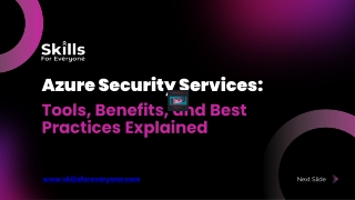Azure Security Services: Tools, Benefits, and Best Practices Explained
