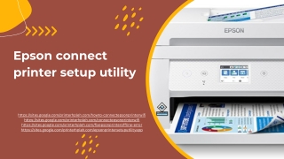 epson connect printer setup utility