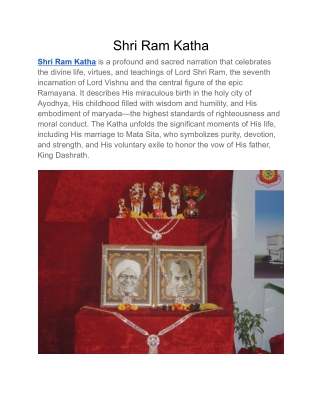 Shri Ram Katha
