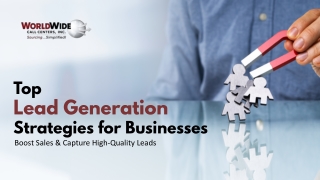 Top Lead Generation Strategies for Businesses
