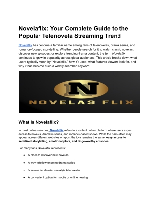 Novelas flix download