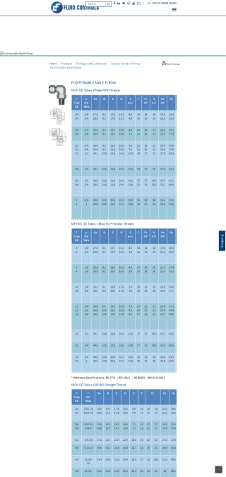 Positionable Male Elbow | Double-Ferrule Fitting for Easy Alignment & Secure Sea