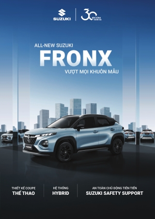 Fronx SUV phong cách hiện đại cho trải nghiệm lái mới tại Việt Nam
