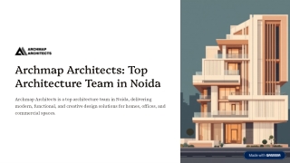 rchmap Architects: Top Architecture Team in Noida