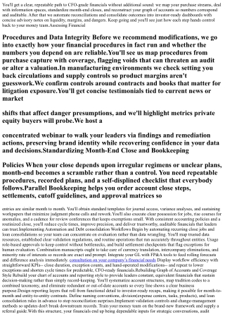 Inside Parallel Bookkeeping's Proven Process for CFO-Level Financial Clarity