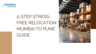 5-Step Stress-Free Relocation Mumbai to Pune Guide