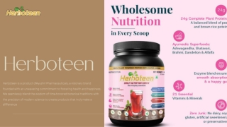Herboteen – Sustainable, Safe, and Science-Backed Nutrition