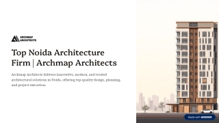 Top Noida Architecture Firm | Archmap Architects