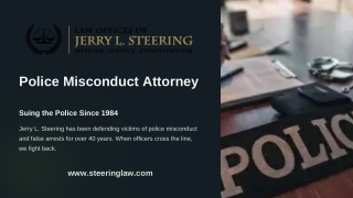 Police Misconduct Attorney California USA
