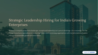 Top Executive Search Services for Hiring Senior-Level Talent