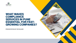 What Makes Compliance Services in Pune Essential for Fast-Growing Companies
