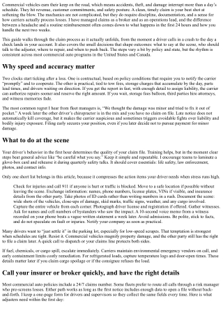 How to File a Commercial Auto Insurance Claim Step-by-Step