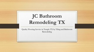 Quality Flooring Service in Temple TX by Tiling and Bathroom Remodeling