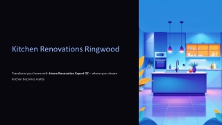 Kitchen Renovations Ringwood | Home Renovation Expert OZ