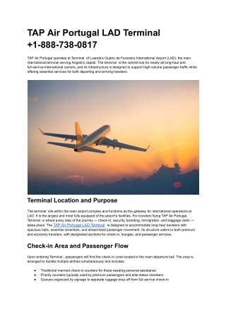 TAP Air Portugal LAD Terminal   1-888-738-0817 (1)