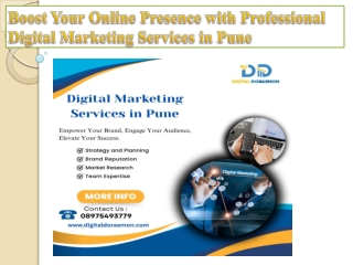 Boost Your Online Presence with Professional Digital Marketing Services in Pune
