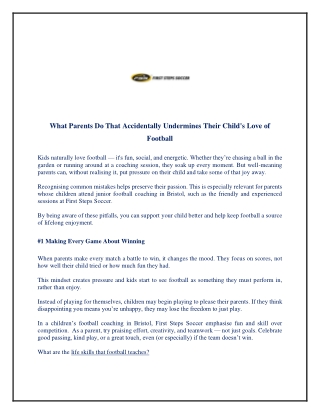 What Parents Do That Accidentally Undermines Their Child