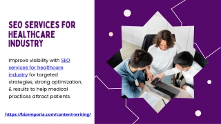 SEO Services for Healthcare Industry