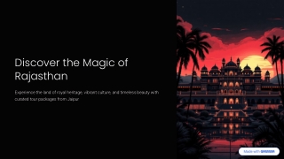 Rajasthan Tour Package from Jaipur – Best Rajasthan Trip Planner