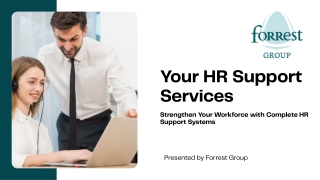 Strengthen Your Workforce with Complete HR Support Systems