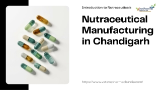 Nutraceuticals Manufacturer Companies in Chandigarh