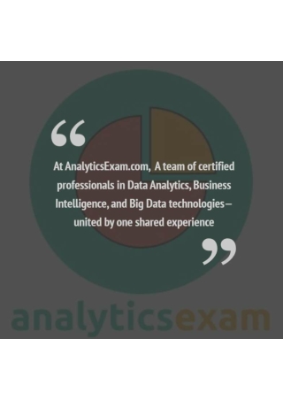 AnalyticsExam