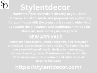 cabinet handles and pulls –stylentdecor