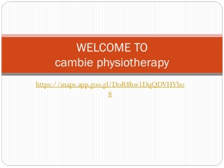 Professional Physiotherapy in Queensborough by Cambie Physiotherapy