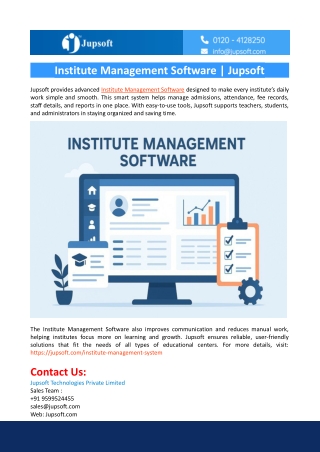 Institute Management Software