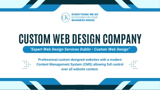 Custom Web Design Company Dublin | CK Website Design