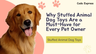 Why Stuffed Animal Dog Toys Are a Must-Have for Every Pet Owner - Cada Express