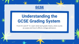 Understanding the GCSE Grading System