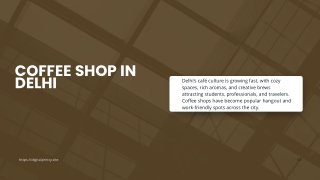 Coffee Shop in Delhi