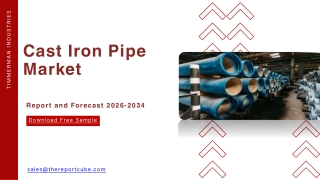 Cast Iron Pipe Market Size, Share & Growth Forecast to 2034