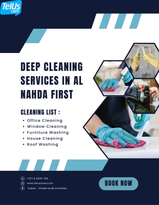 Deep Cleaning Services in Al Nahda First