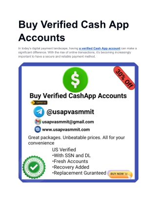 Buy Verified Cash App Usapvasmmit