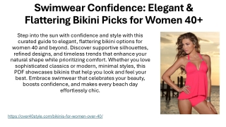 Swimwear Confidence: Elegant & Flattering Bikini Picks for Women 40
