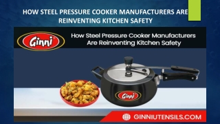Article 23 Steel pressure cooker manufacturers in India